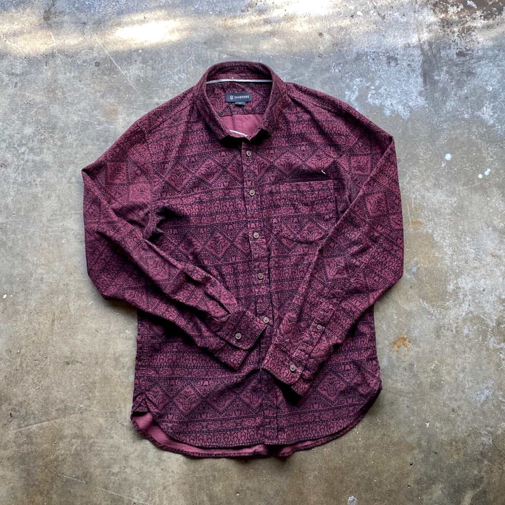 Zanarobe Long Sleeve Corduroy Shirt